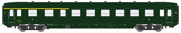 REE Modeles VB-199 - Passenger Coach DEV AO U46 A21/2B6 Green 306